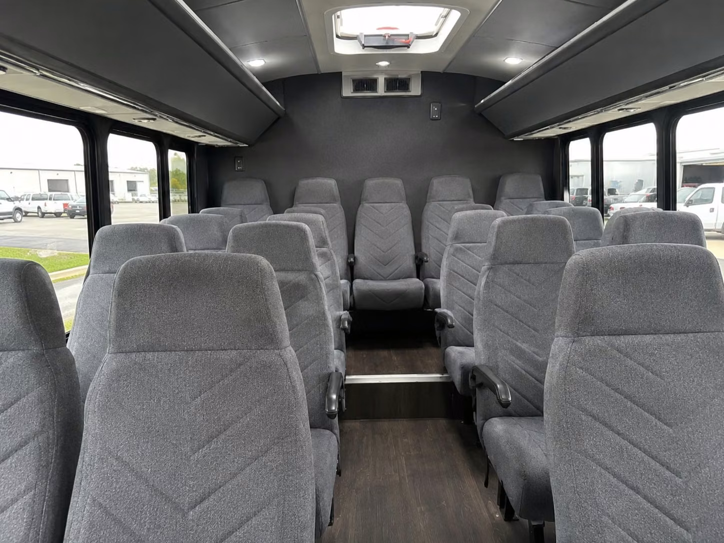 20 passenger minibus interior