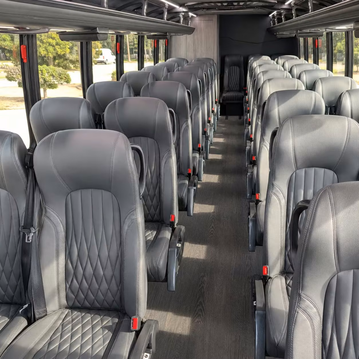 25 passenger minibus inside