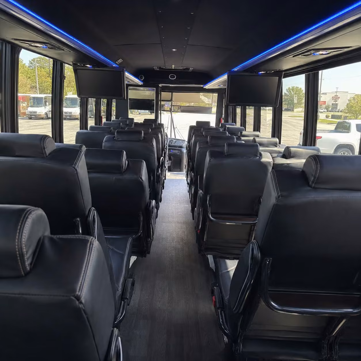 25 passenger minibus interior