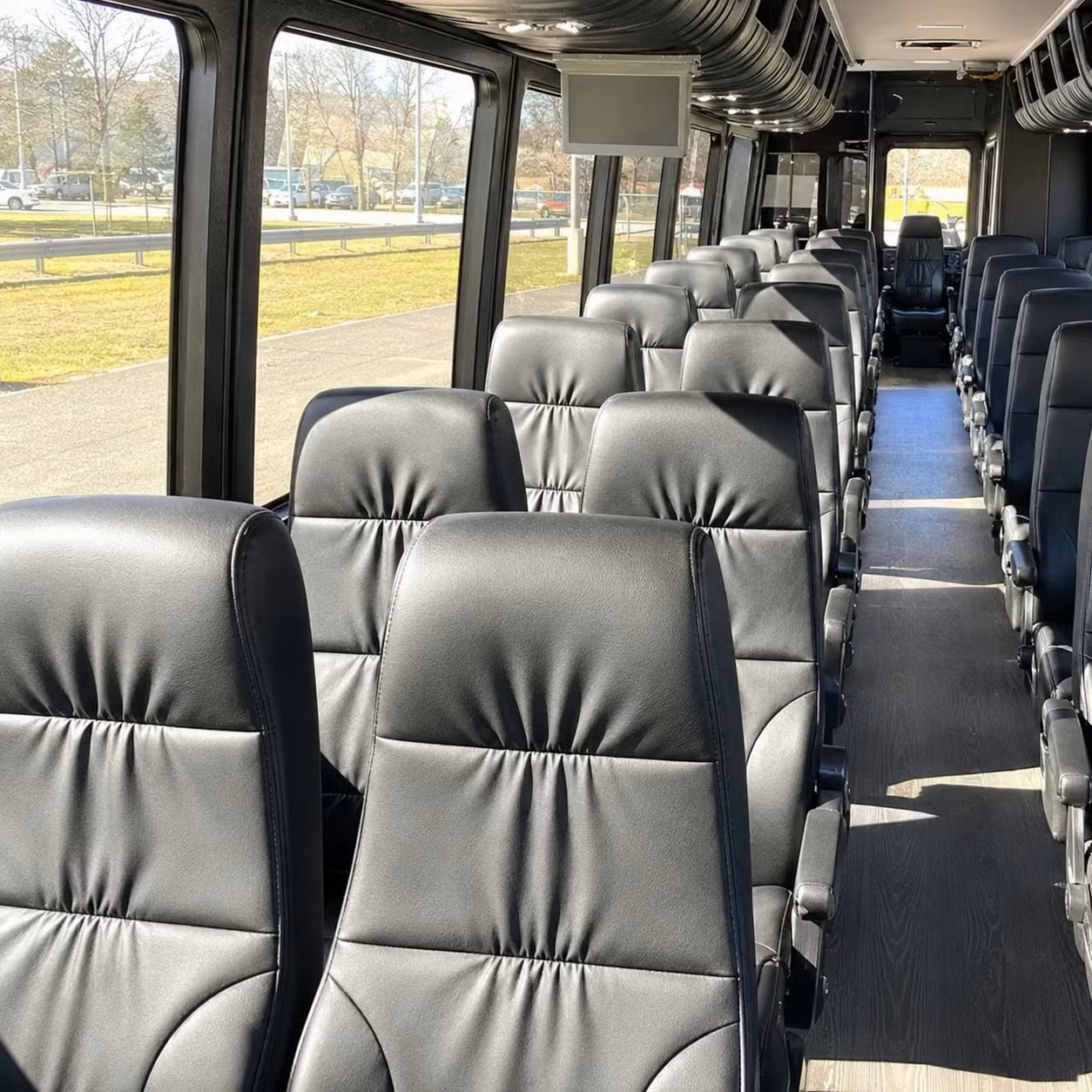 28 passenger minibus interior