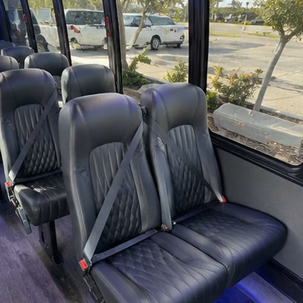30 passenger minibus inside