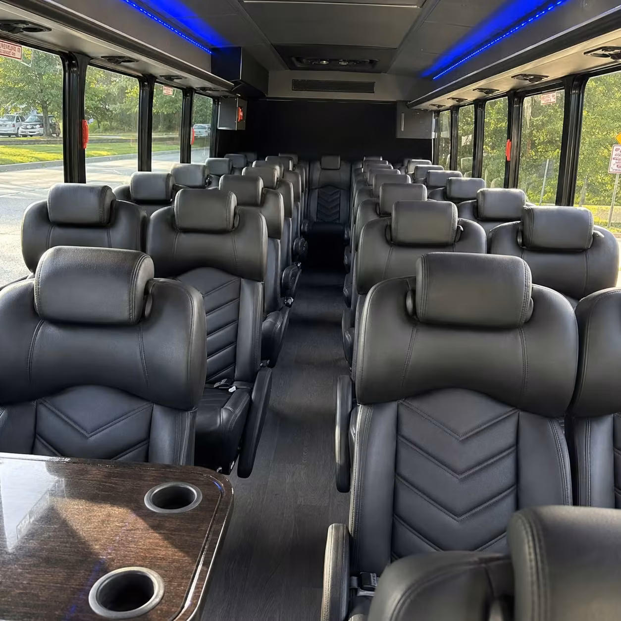 30 passenger minibus interior