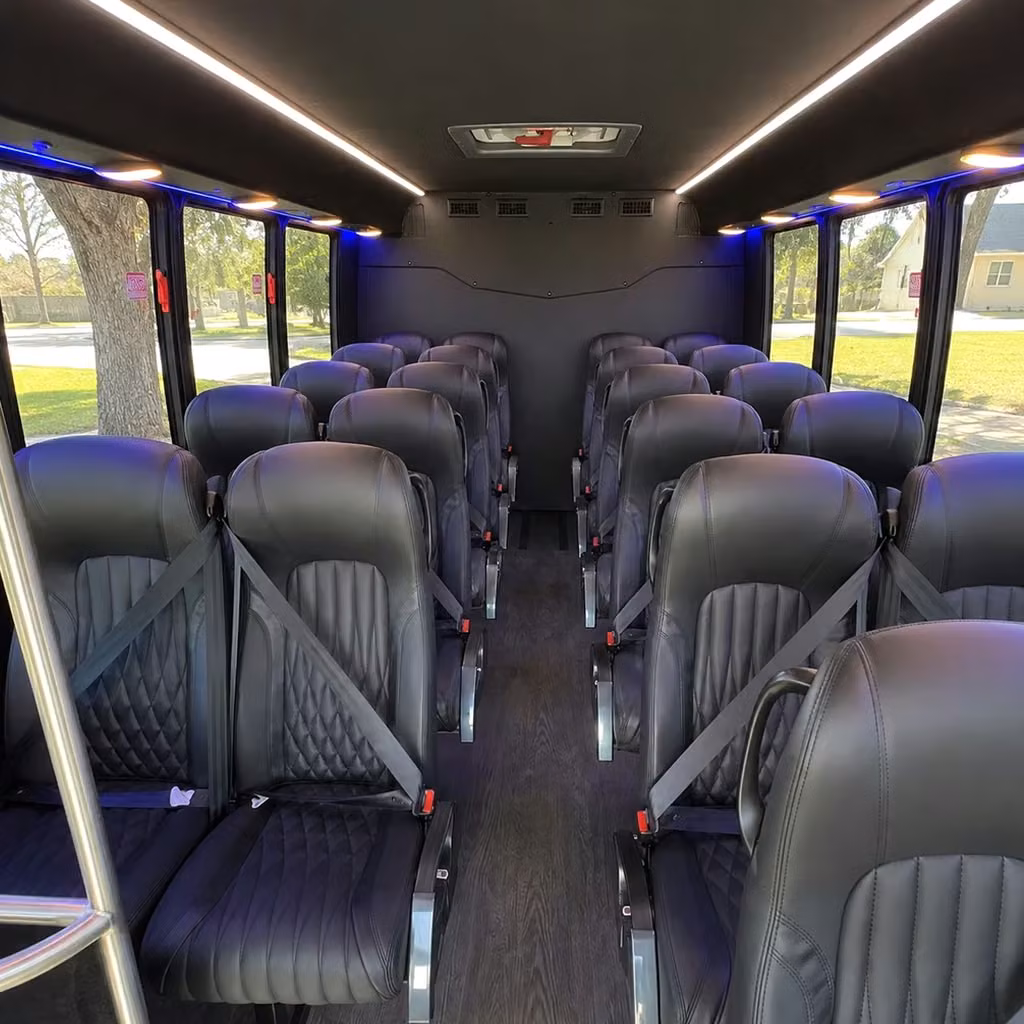 35 passenger minibus inside