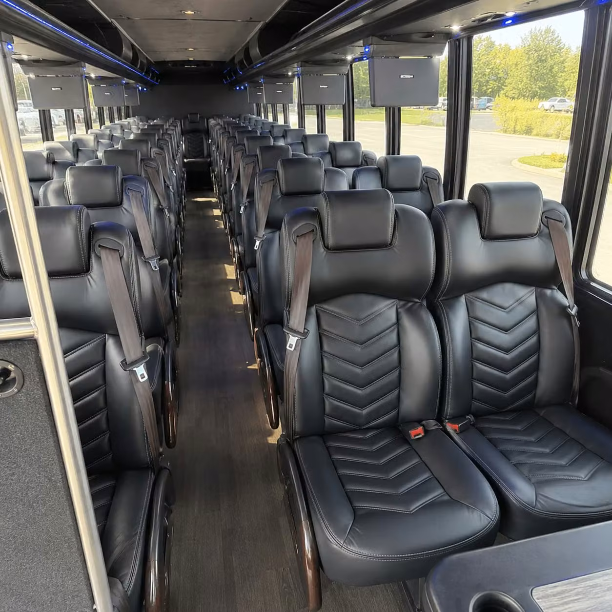 35 passenger minibus interior