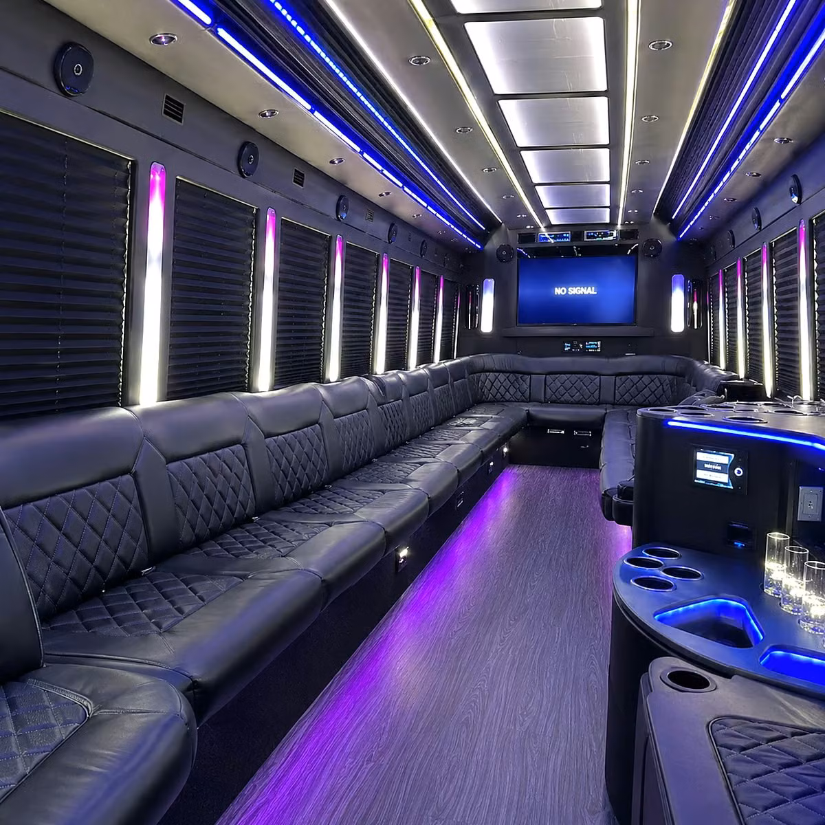 party bus interior