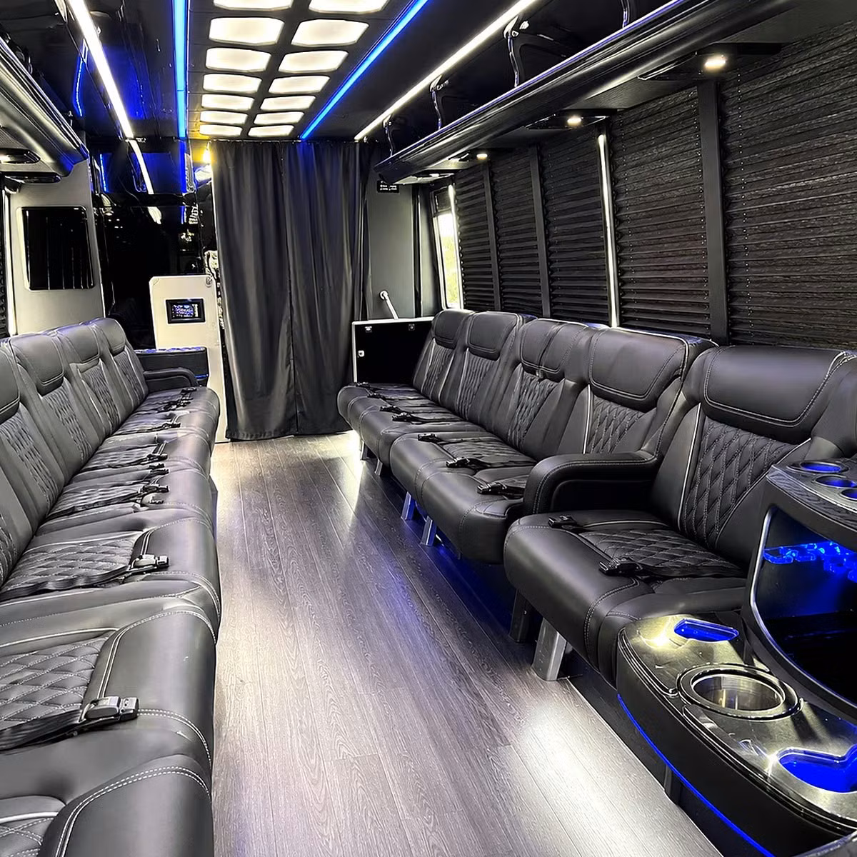 party bus rentals in long beach for groups hitting the downtown nightlife scene