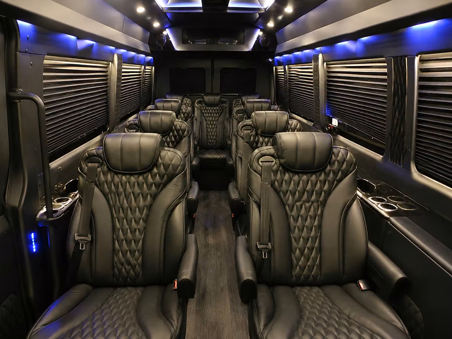 sprinter van with driver inside